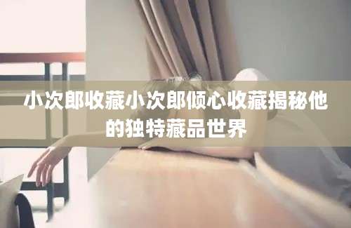 小次郎收藏小次郎倾心收藏揭秘他的独特藏品世界