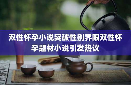 双性怀孕小说突破性别界限双性怀孕题材小说引发热议