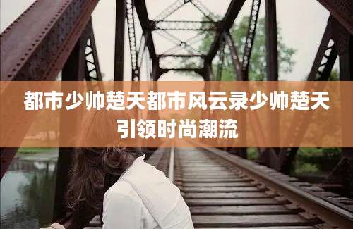 都市少帅楚天都市风云录少帅楚天引领时尚潮流