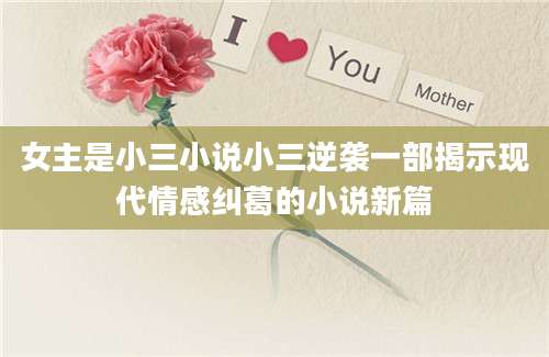 女主是小三小说小三逆袭一部揭示现代情感纠葛的小说新篇