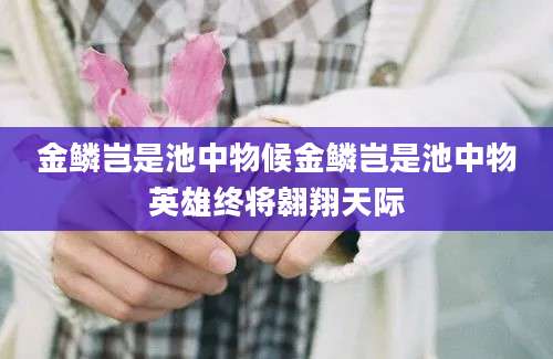 金鳞岂是池中物候金鳞岂是池中物英雄终将翱翔天际