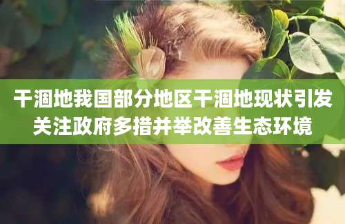 干涸地我国部分地区干涸地现状引发关注政府多措并举改善生态环境