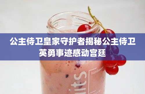 公主侍卫皇家守护者揭秘公主侍卫英勇事迹感动宫廷