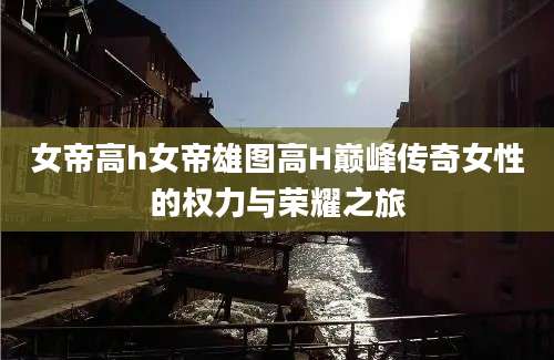 女帝高h女帝雄图高H巅峰传奇女性的权力与荣耀之旅