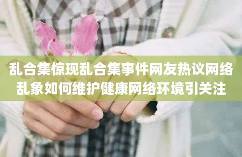 乱合集惊现乱合集事件网友热议网络乱象如何维护健康网络环境引关注