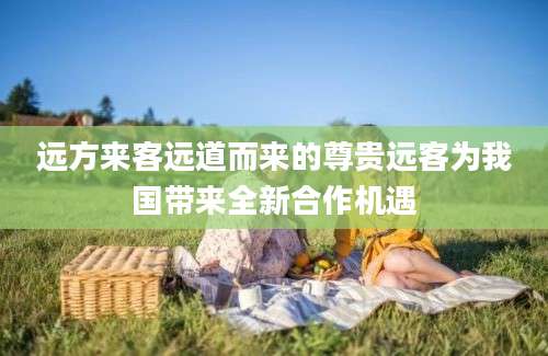 远方来客远道而来的尊贵远客为我国带来全新合作机遇