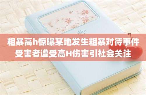 粗暴高h惊曝某地发生粗暴对待事件受害者遭受高H伤害引社会关注