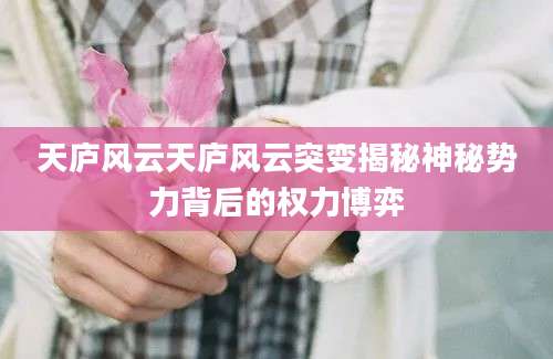 天庐风云天庐风云突变揭秘神秘势力背后的权力博弈