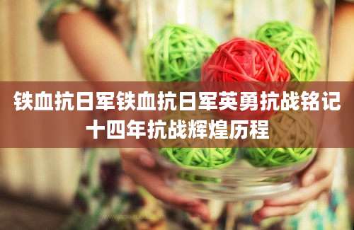 铁血抗日军铁血抗日军英勇抗战铭记十四年抗战辉煌历程
