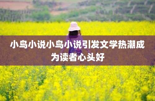 小鸟小说小鸟小说引发文学热潮成为读者心头好