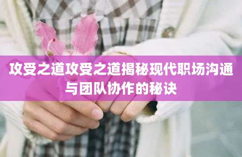 攻受之道攻受之道揭秘现代职场沟通与团队协作的秘诀