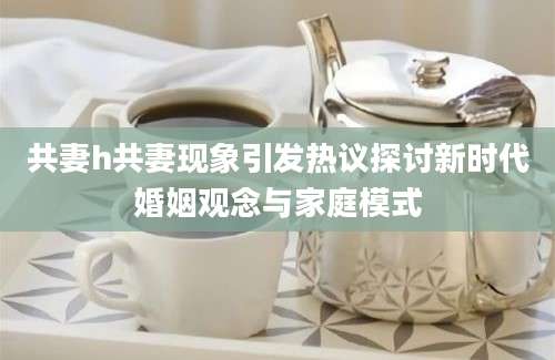 共妻h共妻现象引发热议探讨新时代婚姻观念与家庭模式