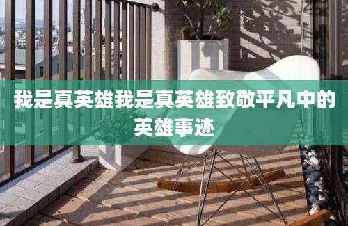 我是真英雄我是真英雄致敬平凡中的英雄事迹