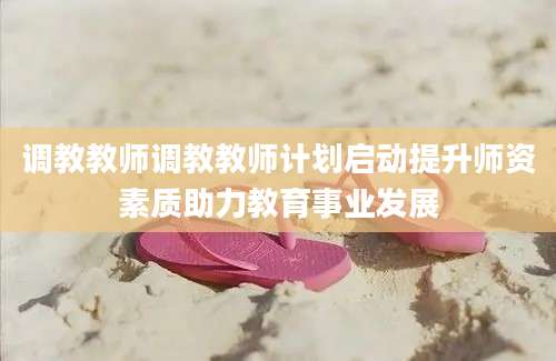 调教教师调教教师计划启动提升师资素质助力教育事业发展