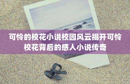 可怜的校花小说校园风云揭开可怜校花背后的感人小说传奇