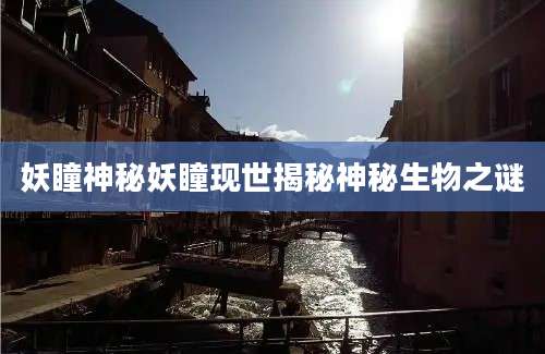 妖瞳神秘妖瞳现世揭秘神秘生物之谜