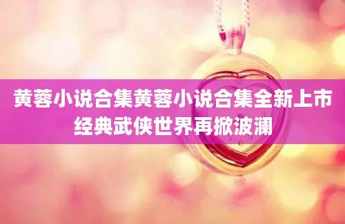 黄蓉小说合集黄蓉小说合集全新上市经典武侠世界再掀波澜
