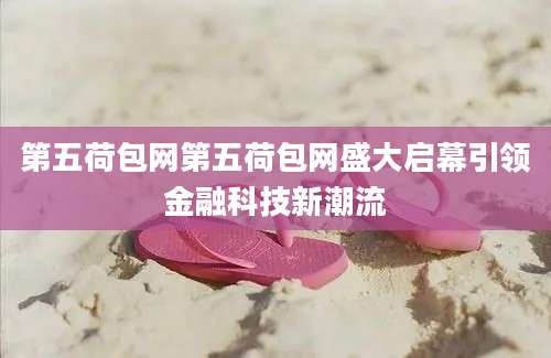 第五荷包网第五荷包网盛大启幕引领金融科技新潮流