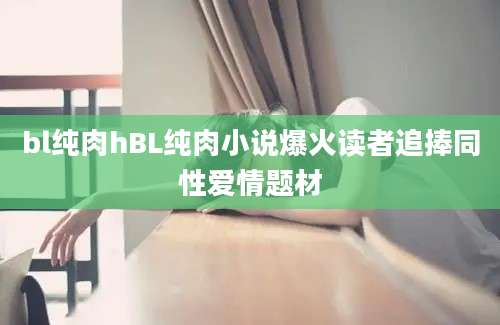 bl纯肉hBL纯肉小说爆火读者追捧同性爱情题材