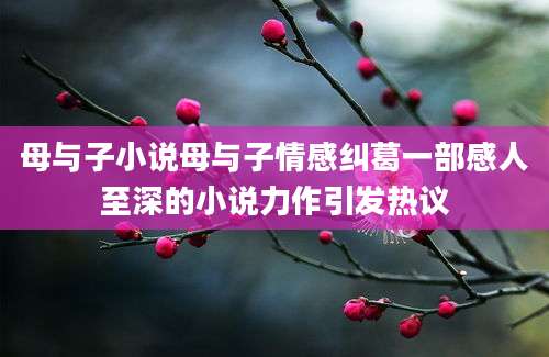母与子小说母与子情感纠葛一部感人至深的小说力作引发热议