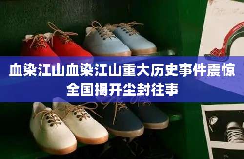 血染江山血染江山重大历史事件震惊全国揭开尘封往事