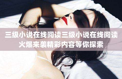 三级小说在线阅读三级小说在线阅读火爆来袭精彩内容等你探索