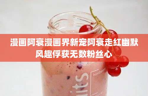 漫画阿衰漫画界新宠阿衰走红幽默风趣俘获无数粉丝心