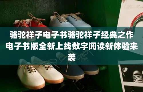 骆驼祥子电子书骆驼祥子经典之作电子书版全新上线数字阅读新体验来袭