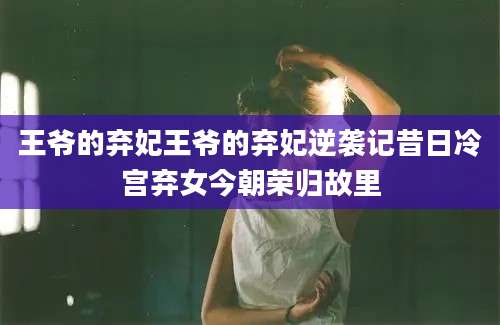 王爷的弃妃王爷的弃妃逆袭记昔日冷宫弃女今朝荣归故里