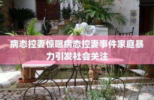 病态控妻惊曝病态控妻事件家庭暴力引发社会关注