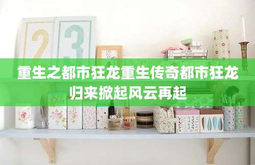 重生之都市狂龙重生传奇都市狂龙归来掀起风云再起