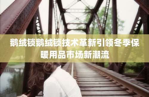 鹅绒锁鹅绒锁技术革新引领冬季保暖用品市场新潮流