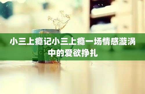 小三上瘾记小三上瘾一场情感漩涡中的爱欲挣扎