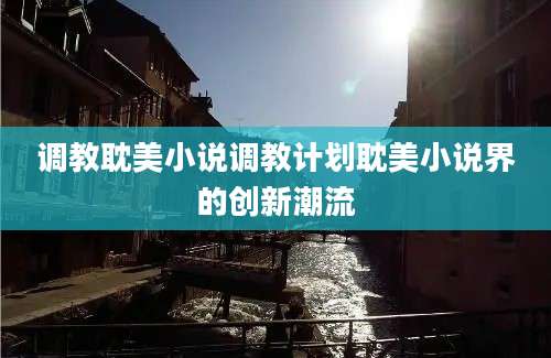 调教耽美小说调教计划耽美小说界的创新潮流