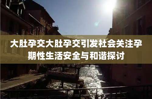 大肚孕交大肚孕交引发社会关注孕期性生活安全与和谐探讨