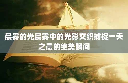 晨雾的光晨雾中的光影交织捕捉一天之晨的绝美瞬间