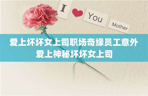 爱上坏坏女上司职场奇缘员工意外爱上神秘坏坏女上司