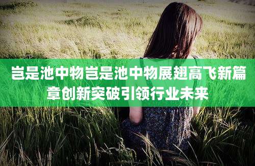 岂是池中物岂是池中物展翅高飞新篇章创新突破引领行业未来