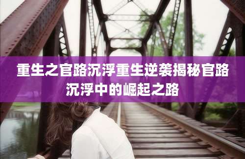 重生之官路沉浮重生逆袭揭秘官路沉浮中的崛起之路