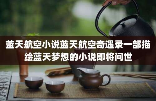 蓝天航空小说蓝天航空奇遇录一部描绘蓝天梦想的小说即将问世