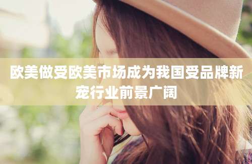 欧美做受欧美市场成为我国受品牌新宠行业前景广阔