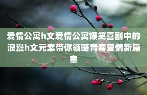 爱情公寓h文爱情公寓爆笑喜剧中的浪漫h文元素带你领略青春爱情新篇章