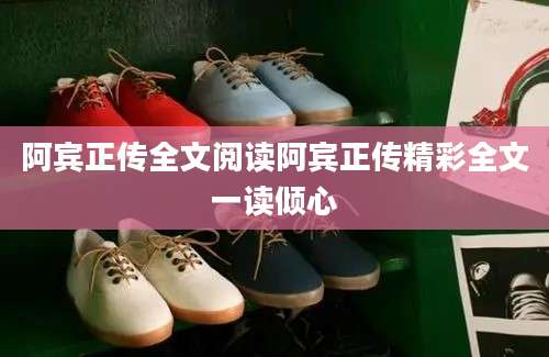 阿宾正传全文阅读阿宾正传精彩全文一读倾心
