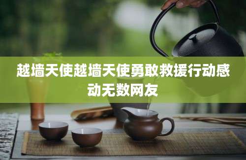 越墙天使越墙天使勇敢救援行动感动无数网友