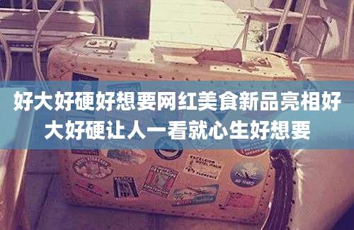 好大好硬好想要网红美食新品亮相好大好硬让人一看就心生好想要