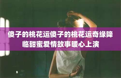 傻子的桃花运傻子的桃花运奇缘降临甜蜜爱情故事暖心上演