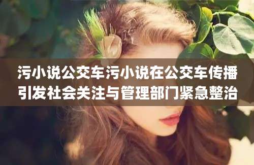 污小说公交车污小说在公交车传播引发社会关注与管理部门紧急整治