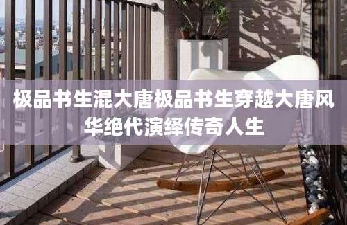 极品书生混大唐极品书生穿越大唐风华绝代演绎传奇人生