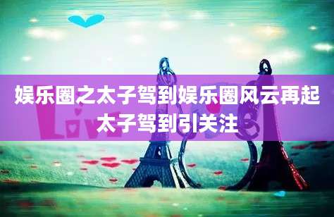 娱乐圈之太子驾到娱乐圈风云再起太子驾到引关注