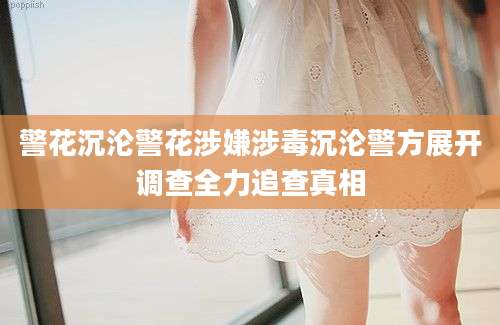 警花沉沦警花涉嫌涉毒沉沦警方展开调查全力追查真相